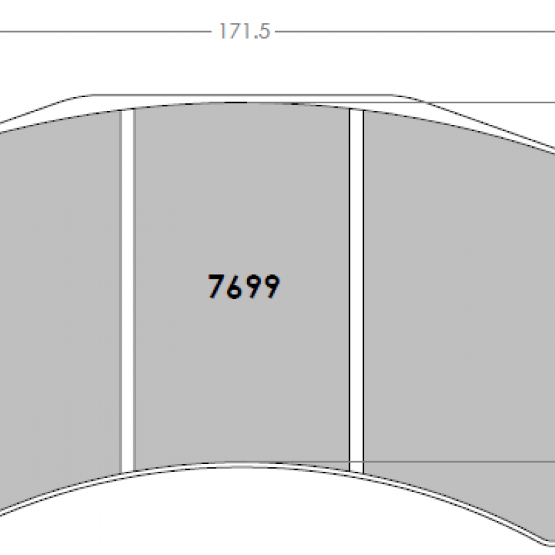 Degressive endurance / medium distance compound. Race brake pads - GT3 pad for:
Lamborghini Huracán SuperTrofeo
